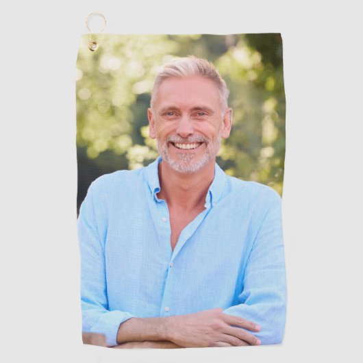 Create your Own Photo Golfhanddoek (Voorkant)