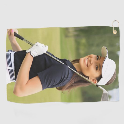 Create your Own Photo Golfhanddoek (Horizontaal)