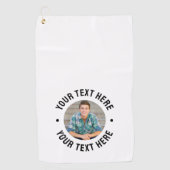 Create your Own Photo Golfhanddoek (Voorkant)