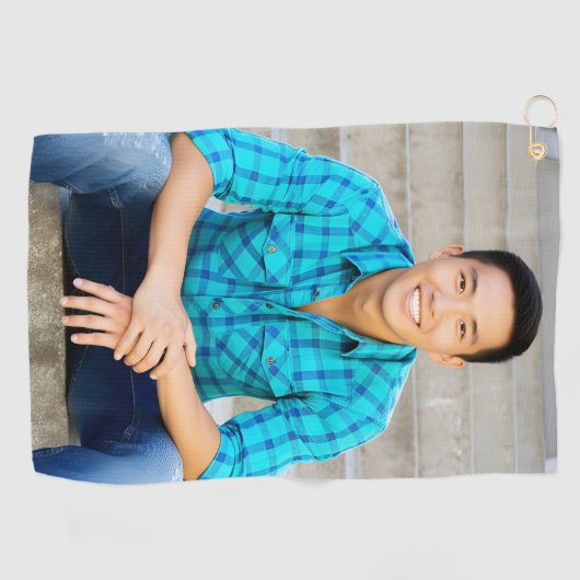 Create your Own Photo Golfhanddoek (Horizontaal)