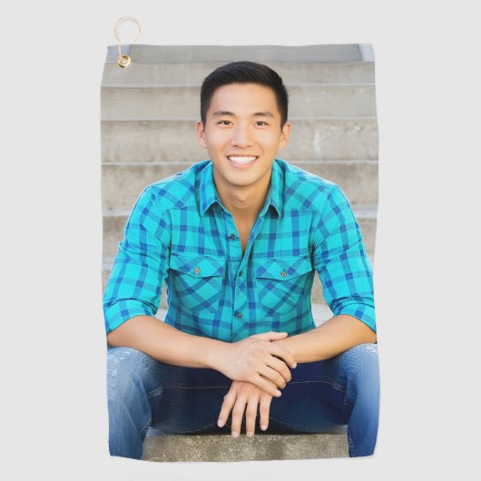 Create your Own Photo Golfhanddoek (Voorkant)