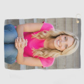 Create your Own Photo Golfhanddoek (Horizontaal)