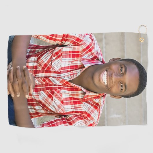 Create your Own Photo Golfhanddoek (Horizontaal)