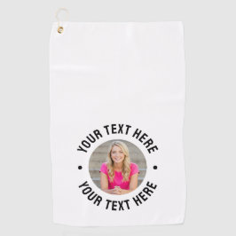 Create your Own Photo Golfhanddoek