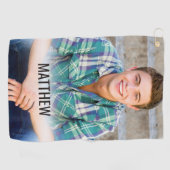 Create your Own Photo Golfhanddoek (Horizontaal)