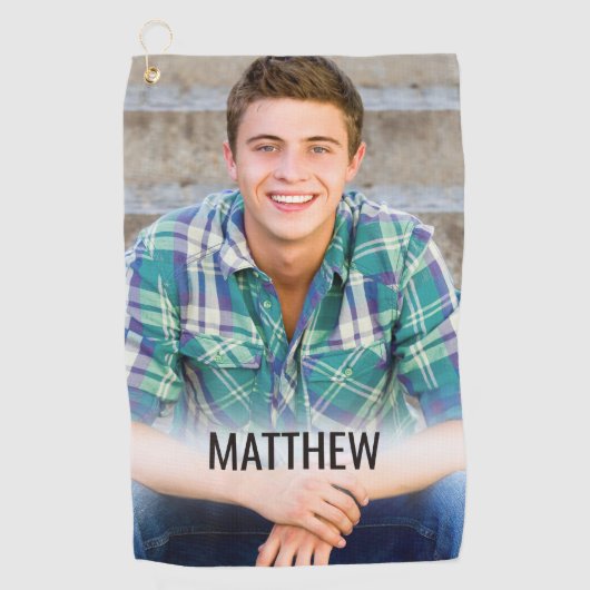 Create your Own Photo Golfhanddoek (Voorkant)