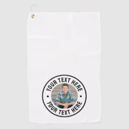 Create your Own Photo Golfhanddoek