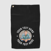Create your Own Photo Golfhanddoek (Voorkant)