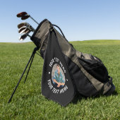 Create your Own Photo Golfhanddoek (Groen)