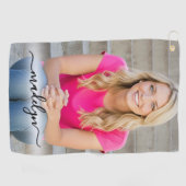 Create Your Own Photo Golfhanddoek (Horizontaal)