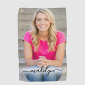 Create Your Own Photo Golfhanddoek (Voorkant)