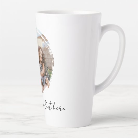 Create Your Own Photo Latte Mok (Rechts)