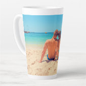 Create Your Own Photo Latte Mug Gift Mok (Linkerhoek)