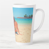 Create Your Own Photo Latte Mug Gift Mok (Rechts)