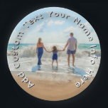 Create Your Own Photo Paper Plates Custom Text Papieren Bordje<br><div class="desc">Custom Photo and Text Paper Plates - Unique Your Own Design - Personalized Family / Friends / Party Plates - Wedding or Personal Disposable Party Plates / Supplies / Tableware / Photo Gifts - Add Your Photo and Text - Resize and move elements with Customization tool ! Choose font /...</div>