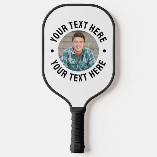 Create Your Own Photo Pickleball Paddle (Achterkant)