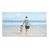 Create Your Own Photo Pillow Case Personalize Gift Kussensloop (Achterkant)