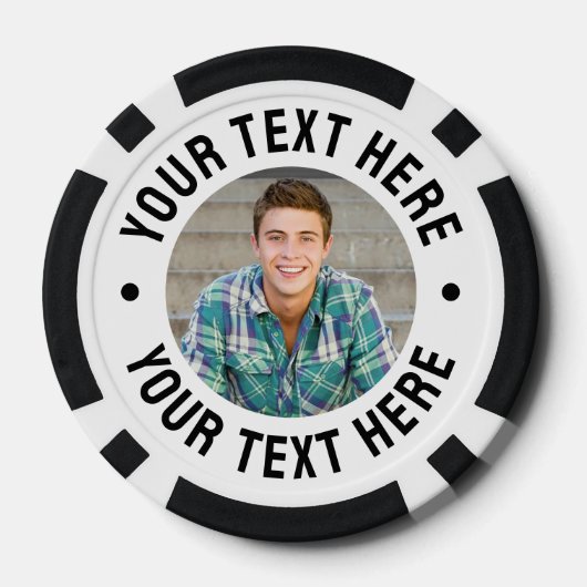 Create your Own Photo Poker Chips (Achterkant)