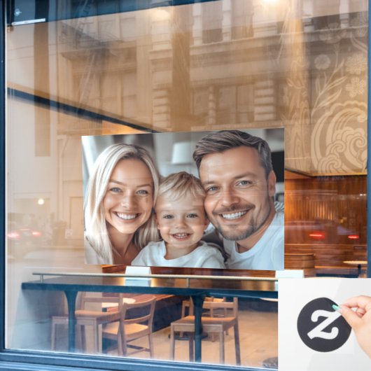 Create Your Own Photo Raamsticker (Cafe Raam)