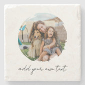 Create Your Own Photo Stenen Onderzetter (Voorkant)