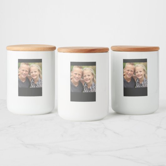 Create Your Own Photo Voedselcontainer Etiket (Flessen)