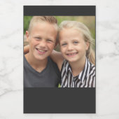 Create Your Own Photo Voedselcontainer Etiket (Enkel label)