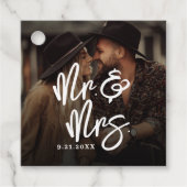 Create Your Own Photo Wedding Bedankjes Labels (Voorkant)