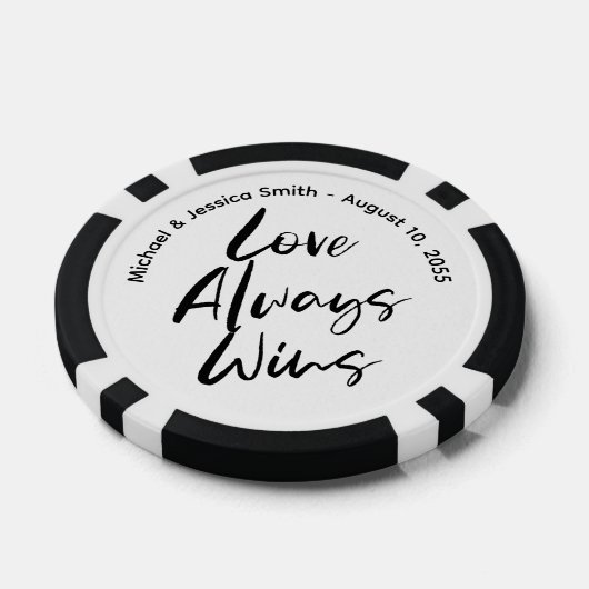 Create Your Own Photo Wedding Poker Chips (Enkel)