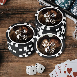 Create Your Own Photo Wedding Poker Chips