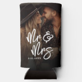 Create Your Own Photo Wedding Seltzer Blikjeskoeler (Achterkant)