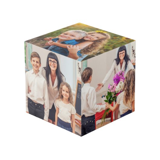 Create Your Own Picture 5 Side Photos Kubus (Voorkant hoekig)