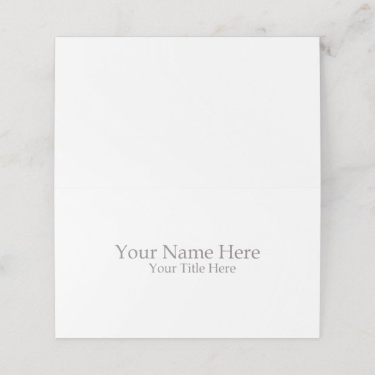 Create Your Own Plaatskaartje (Buitenkant ongevouwen)