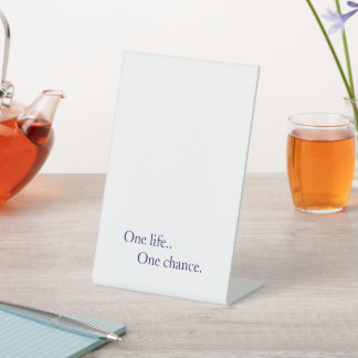 Create Your Own Plastic Pedestal Sign Reclamebord Met Voetstuk