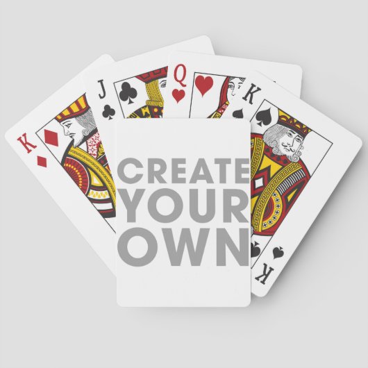 Create Your Own Playing Cards Speelkaarten (Achterkant)
