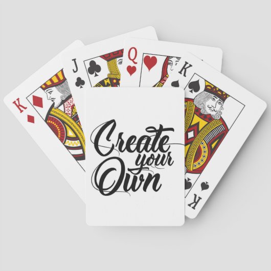 Create your own pokerkaarten (Achterkant)