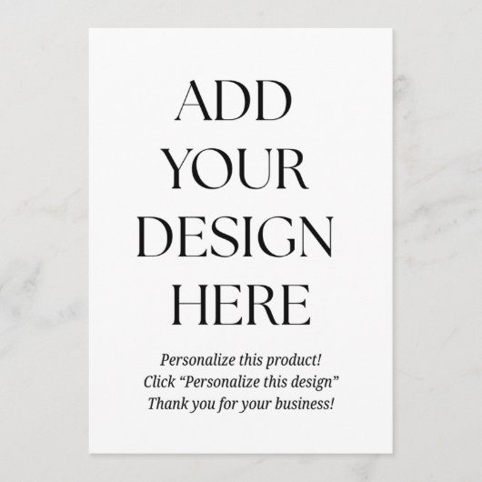 Create Your Own Postcard Bedankkaart (Voorkant)