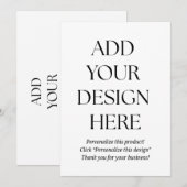 Create Your Own Postcard Bedankkaart (Voorkant / Achterkant)