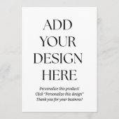 Create Your Own Postcard Bedankkaart (Voorkant)