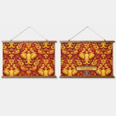 Create your own Premium Gilded Glow Elephant Mara Hangend Wandkleed (Dubbel)