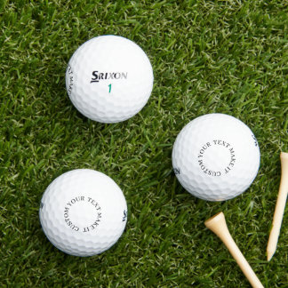 create your own professional Srixon Soft Feel 13 Golfballen