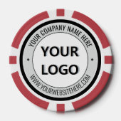 Create Your Own Promo Branded Poker Chips Template (Voorkant)