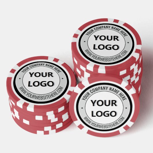 Create Your Own Promo Branded Poker Chips Template (Opstapeling)