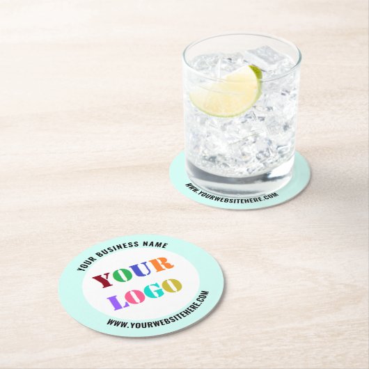 Create Your Own Promotional Paper Coasters Example Ronde Kartonnen Onderzetter (Insitu)