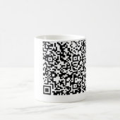 Create Your Own QR Code Funny Coffee Mug Gift Koffiemok (Center)