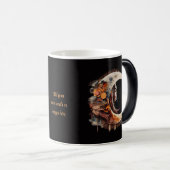 Create Your Own Quiet Boho Floral Moon Magische Mok (Voorkant rechts)