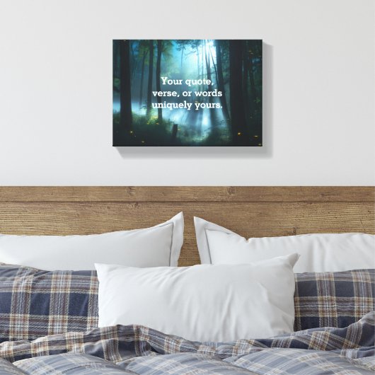 Create Your Own Quote Canvas Afdruk (Insitu (Slaapkamer))