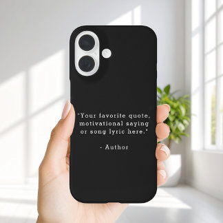 Create Your Own Quote iPhone 16 Hoesje