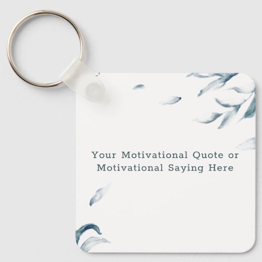 Create Your Own Quote Keychain  (Voorkant)
