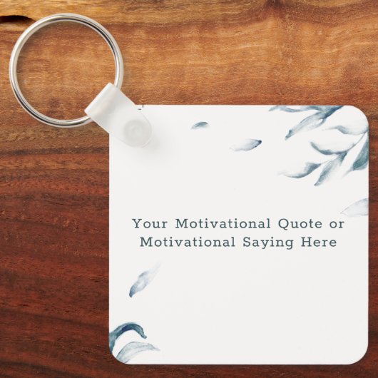 Create Your Own Quote Keychain  (Voorkant)