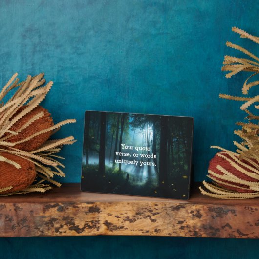 Create Your Own Quote Plaque Fotoplaat (Zijkant)